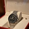 Rennes Atlantique watch Omega Speedmaster 1965 bracelet acier fond noir