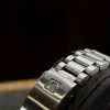 Rennes Atlantique watch Omega Speedmaster 1965 bracelet acier fond noir