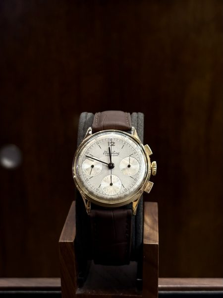 breitling premier chronographe vintage cadran plexiglas