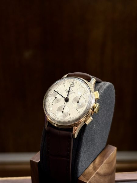 breitling premier chronographe vintage cadran plexiglas