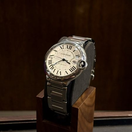 cartier ballon bleu 40mm cadran blanc chiffres romains