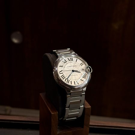 cartier ballon bleu 40mm cadran blanc chiffres romains