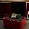 cartier santos wssa0037 cadran gris lunette adlc noir