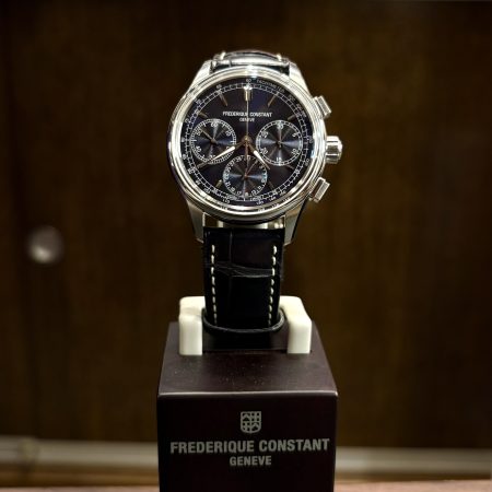frederique constant moonphase cadran argent phase de lune