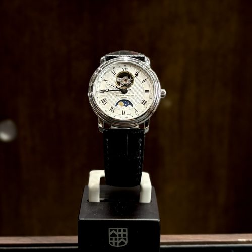 Frederique Constant Moonphase cadran argent phase de lune