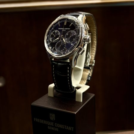 frederique constant moonphase cadran argent phase de lune