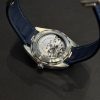 Omega Aqua Terra Worldtimer cadran bleu globe 24 fuseaux horaires