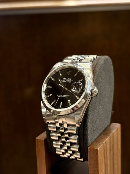 Rolex Datejust 16200 cadran noir bracelet jubile