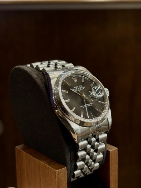Rolex Datejust 16200 cadran noir bracelet jubile