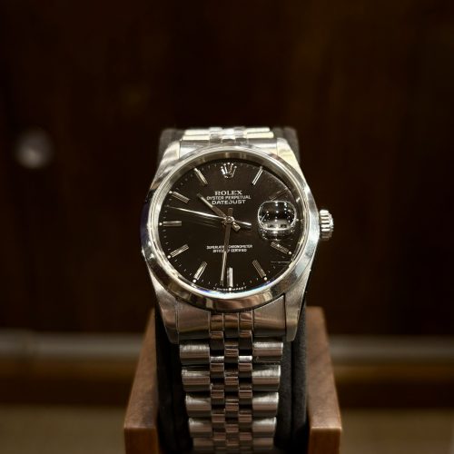 Rolex Datejust 16200 cadran noir bracelet jubile
