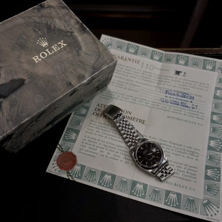 Rolex Datejust 16200 cadran noir bracelet jubile